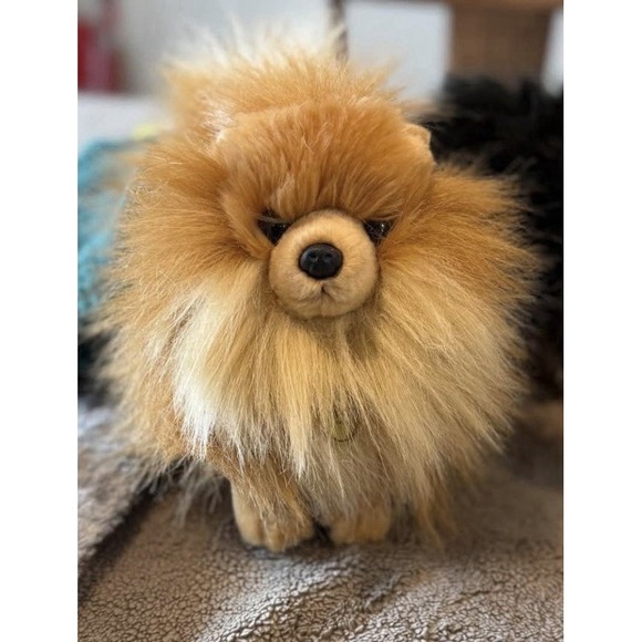 Aurora Pomeranian Puppy Dog Plush Stuffed Animal Miyoni EUC Collectible Pom Pom - Picture 4 of 4
